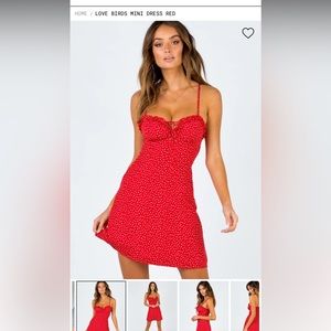 Princess Polly Love Bird Mini Dress